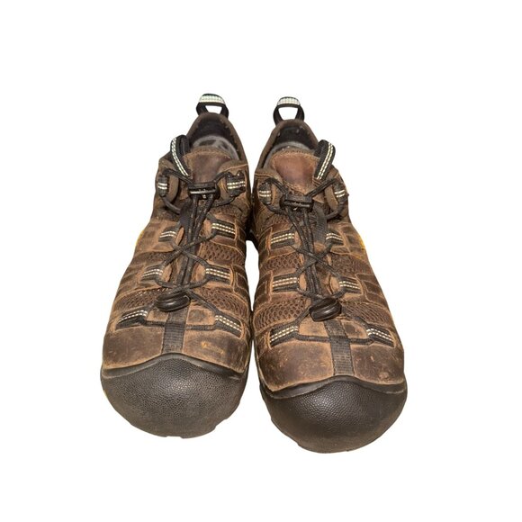 Keen Utility Atlanta Steel Toe Hiker Brown Leather Sandal shoe 10EE ASTM F2413 - Picture 2 of 10